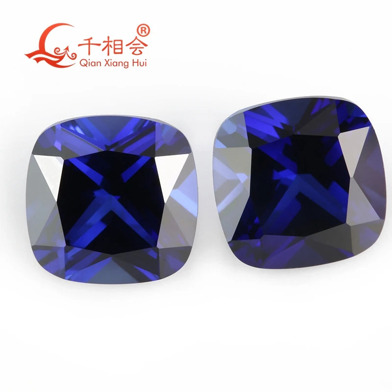 5-10mm 34# Synthetic Corundum Sapphire Loose Stone for Jewelry Making