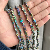 5-10mm Hematite Beads Matte Gravel Stone DIY Beaded Jewelry