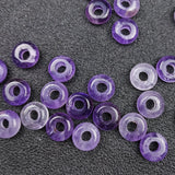 5*10mm Amethyst Bead Discs for DIY Jewelry Making