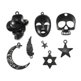 Punk Pendant Cowboy Mask Skull Accessories Set