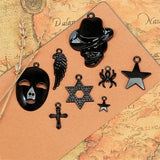 Punk Pendant Cowboy Mask Skull Accessories Set