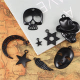 Punk Pendant Cowboy Mask Skull Accessories Set
