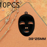 Punk Pendant Cowboy Mask Skull Accessories Set