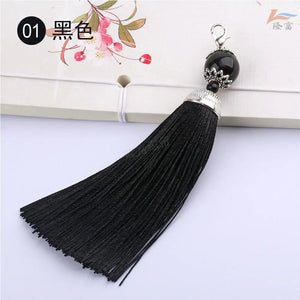 5/10pcs 22 Mix Vintage Lobster Clasp Silk Tassel DIY Tassel Pendant