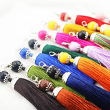 5/10pcs 22 Mix Vintage Lobster Clasp Silk Tassel DIY Tassel Pendant