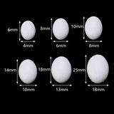 Natural Oval Jade Stone Cabochons for DIY Jewelry Making - 5-10pcs
