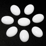Natural Oval Jade Stone Cabochons for DIY Jewelry Making - 5-10pcs