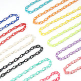 Acrylic Link Lobster Clasp Chain for DIY Jewelry Making, Kids Necklace, Bracelet