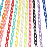 Acrylic Link Lobster Clasp Chain for DIY Jewelry Making, Kids Necklace, Bracelet