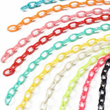 Acrylic Link Lobster Clasp Chain for DIY Jewelry Making, Kids Necklace, Bracelet
