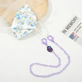 Acrylic Link Lobster Clasp Chain for DIY Jewelry Making, Kids Necklace, Bracelet