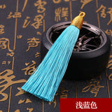 8.5cm Tassel Brush Pendant Cap Silk Crafts For DIY Earring Jewelry Making