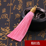 8.5cm Tassel Brush Pendant Cap Silk Crafts For DIY Earring Jewelry Making