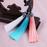 Crown Cap Tassel Brush Pendant Silk Tassel Charms DIY Jewelry Making