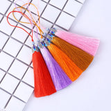 Crown Cap Tassel Brush Pendant Silk Tassel Charms DIY Jewelry Making
