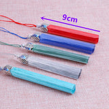 Crown Cap Tassel Brush Pendant Silk Tassel Charms DIY Jewelry Making