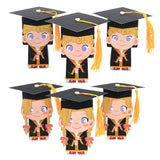 Graduation Cap Cookie Boxes Doctor Hat Candy Gift Box for Grad Celebration
