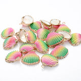 Colorful Seashells Beads Charms Pendants for Necklace Earring