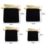 7x9cm 9x12cm Velvet Drawstring Pouches Jewelry Christmas Gift Bags