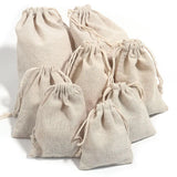Jute Drawstring Pouch Burlap Beige Gift Bags Wedding Christmas Party Bags