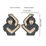 Cartoon Boy Girl Silicone Beads DIY Jewelry Making Accessories