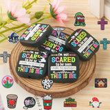 5/10pcs Cow Tulip Silicone Beads for DIY Jewelry Making