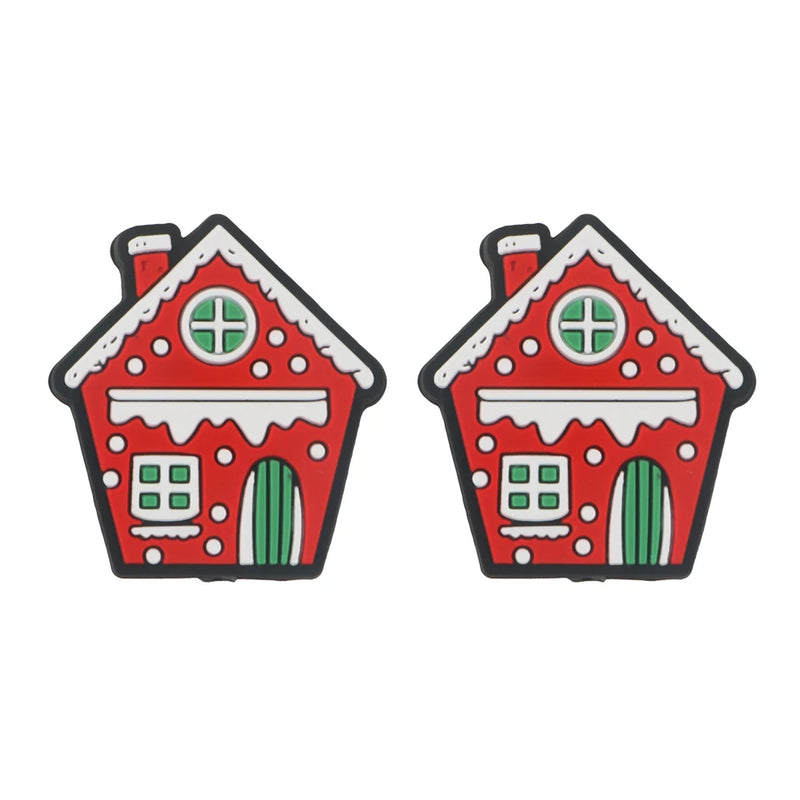 Teacher Christmas Ghost Love Silicone Beads Jewelry Making DIY