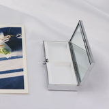 Portable Metal Pill Box Case 2 Cell Medicine Holder Container Organizer