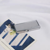 Portable Metal Pill Box Case 2 Cell Medicine Holder Container Organizer
