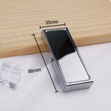Portable Metal Pill Box Case 2 Cell Medicine Holder Container Organizer