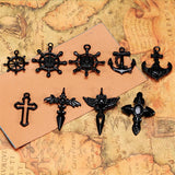Punk Series Pendant Anchor Rudder Jewelry Making