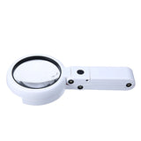 5/11X Magnifying Glass With 8 LED Lights Magnifier Stand Handheld Magnifier