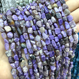 5-12mm Natural Charoite Purple Beads for Jewelry Making