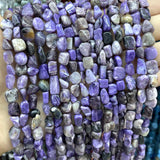 5-12mm Natural Charoite Purple Beads for Jewelry Making