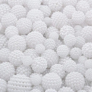 Acrylic Bayberry Sphere Pearl Spacer Beads 10-30mm Lot for DIY Jewelry Making