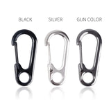 Mini Metal Lobster Clasp Keychain Carabiner Outdoor Hiking Buckle
