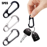 Mini Metal Lobster Clasp Keychain Carabiner Outdoor Hiking Buckle