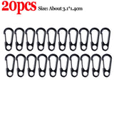 Mini Metal Lobster Clasp Keychain Carabiner Outdoor Hiking Buckle