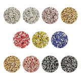 10MM Crystal Bead Metal Ring Spacer Beads for DIY Pen Gift Making
