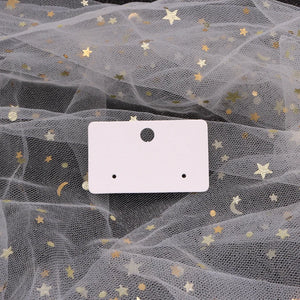 100pcs/Lot Rectangle Earring Display Card Customizable