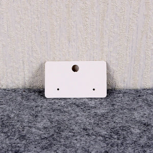 100pcs/Lot Rectangle Earring Display Card Customizable