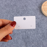 100pcs/Lot Rectangle Earring Display Card Customizable