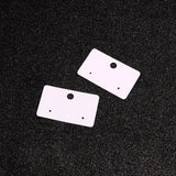 100pcs/Lot Rectangle Earring Display Card Customizable