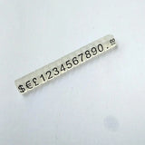 5mm Cubes Tag Numeral Cubes Euro Shop Stand
