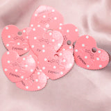 Pink Earring Packing Cards Heart Shape Jewelry Packaging