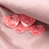 Pink Earring Packing Cards Heart Shape Jewelry Packaging