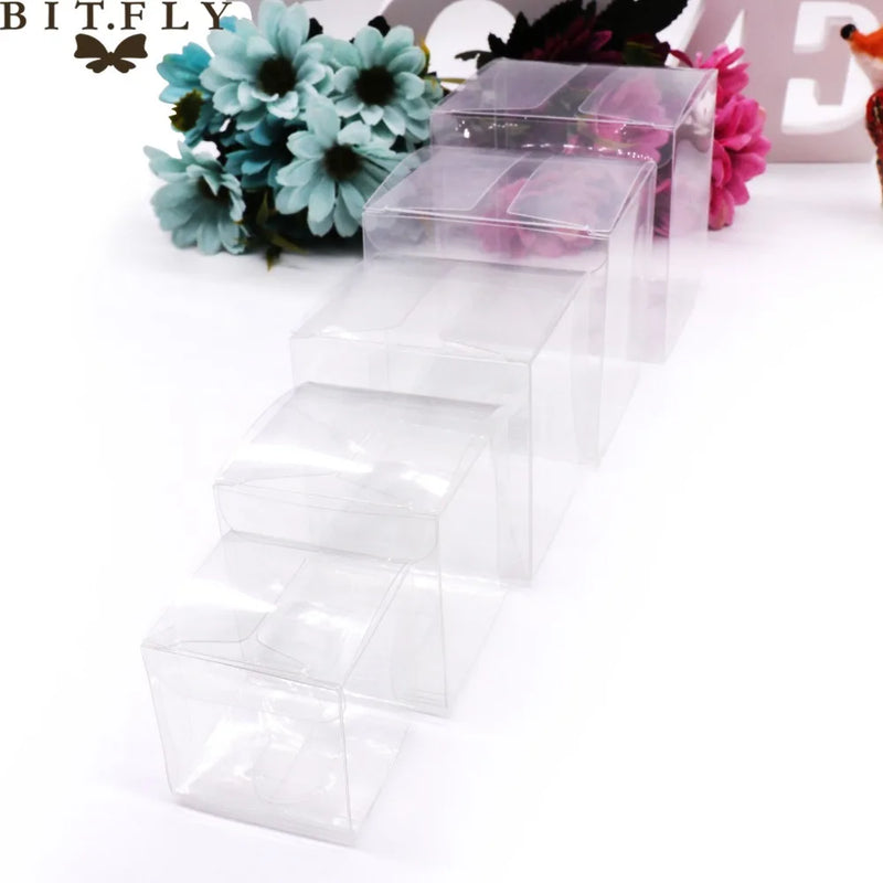 Clear Transparent Candy Box Favor Holder for Wedding Birthday