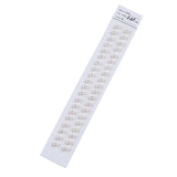 5-5.5mm Half Drilled Round Pearls, Loose Pearl Pair