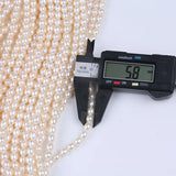 High Natural Rice Pearl Strand 5.5-6mm for Jewelry