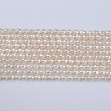 High Natural Rice Pearl Strand 5.5-6mm for Jewelry